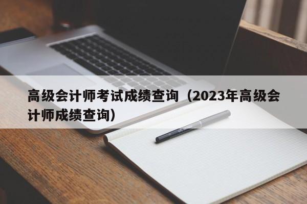 高级会计师考试成绩查询（2023年高级会计师成绩查询）