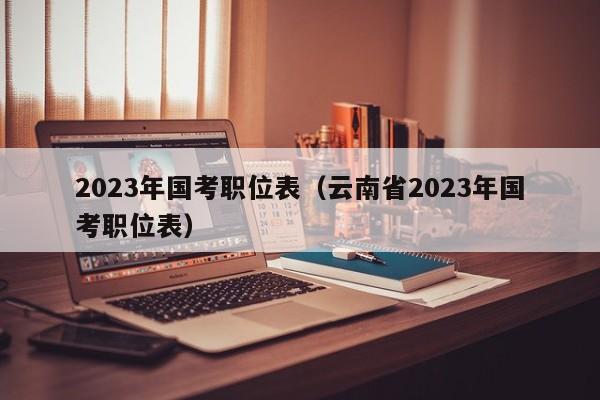 2023年国考职位表（云南省2023年国考职位表）