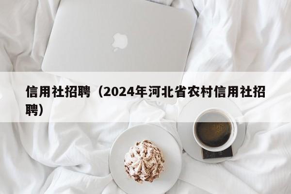 信用社招聘（2024年河北省农村信用社招聘）
