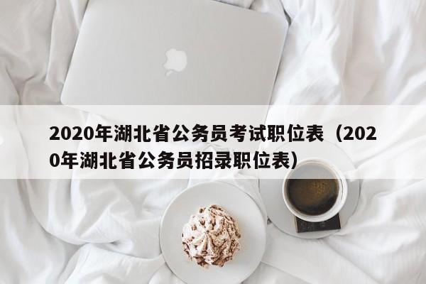 2020年湖北省公务员考试职位表（2020年湖北省公务员招录职位表）